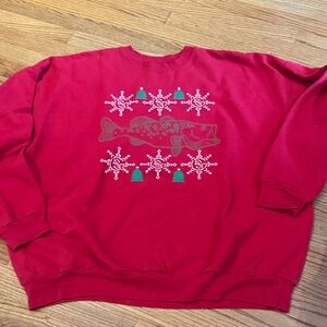 UGLY CHRISTMAS Sweatshirt - Hanes Red ComfortBlend Sweatshirt